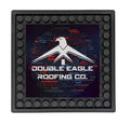 Custom Rubber Coaster Mat with Circle Imprint Area - 3.9″ x 3.9″