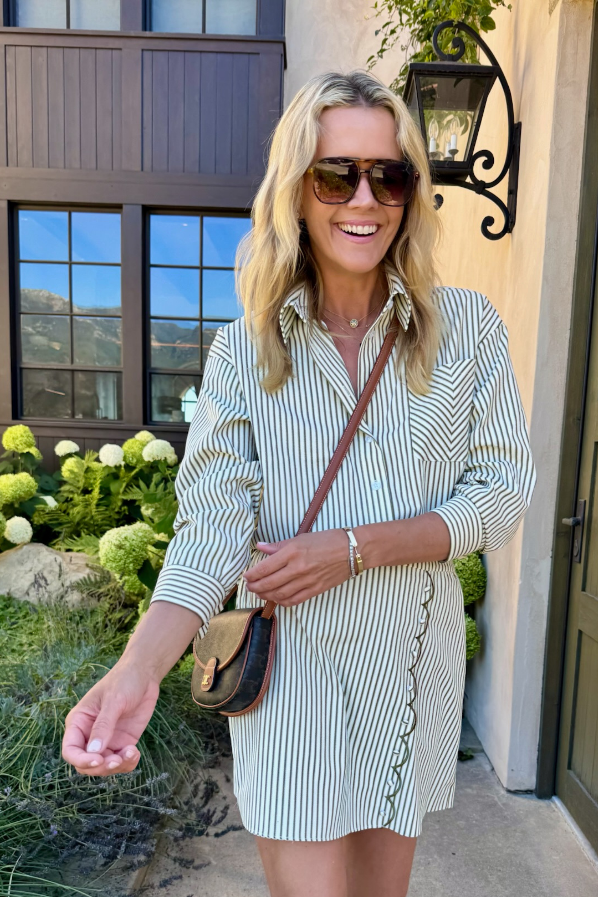 MASONS DAUGHTER | the Matthew Shirt, Olive & Ivory Striped