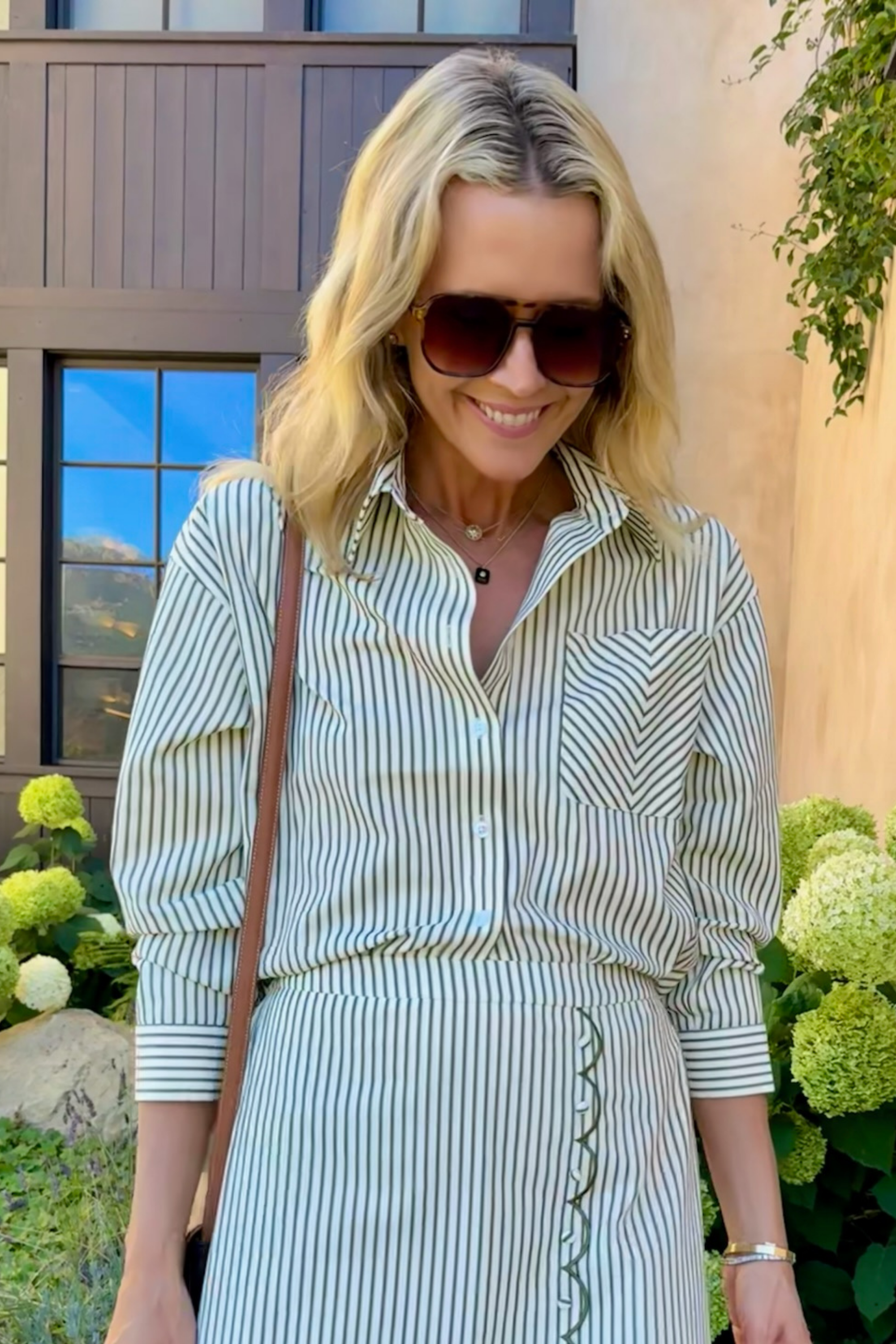 MASONS DAUGHTER | the Matthew Shirt, Olive & Ivory Striped