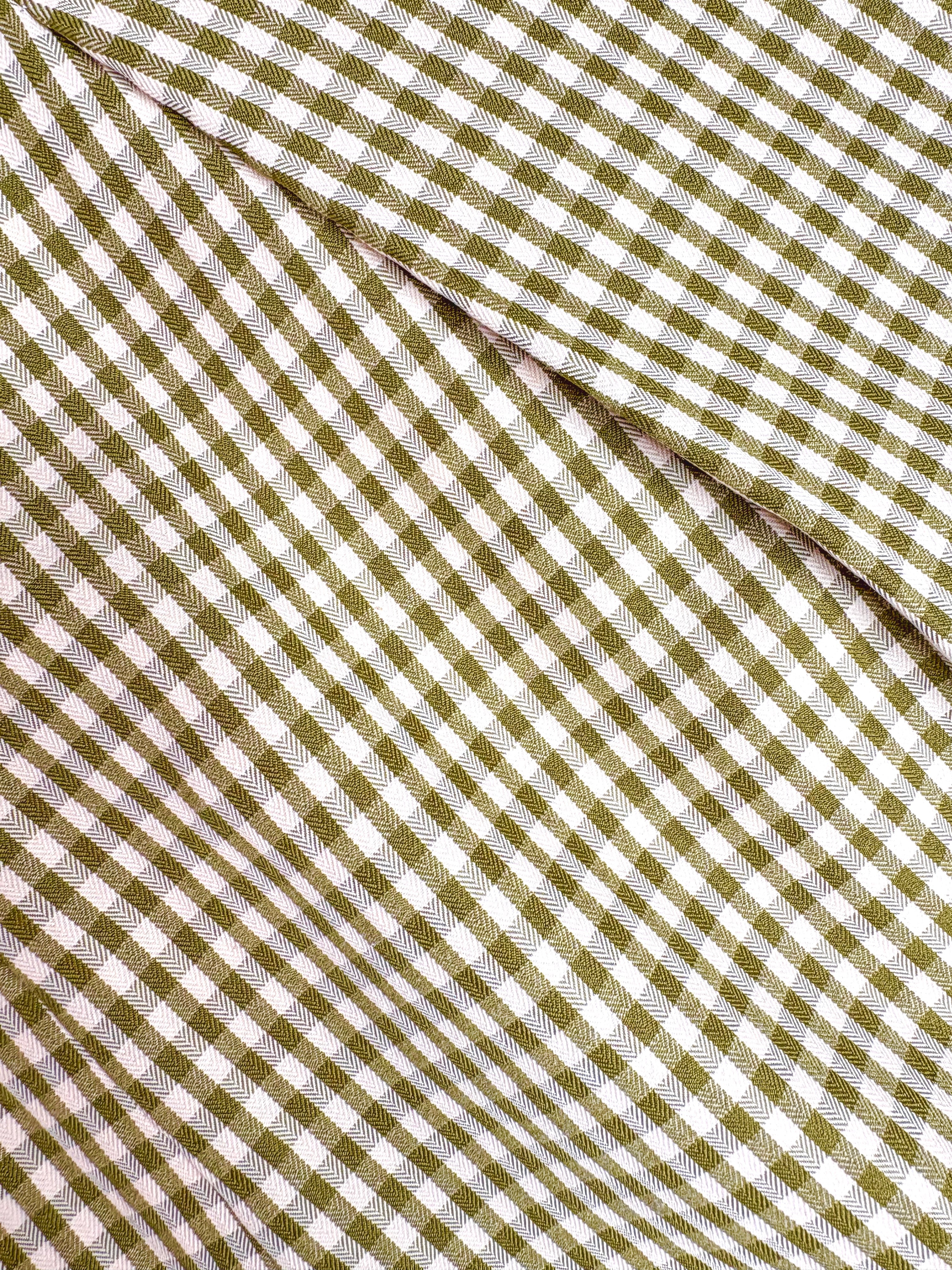 MASONS DAUGHTER | Sophia Top, Green & Ivory Gingham
