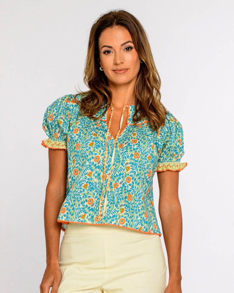ELIZABETH JAMES THE LABEL | Kiki Top in Garden Trellis
