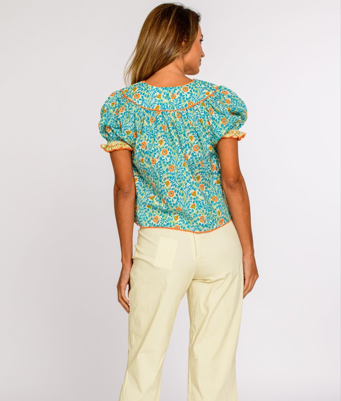ELIZABETH JAMES THE LABEL | Kiki Top in Garden Trellis