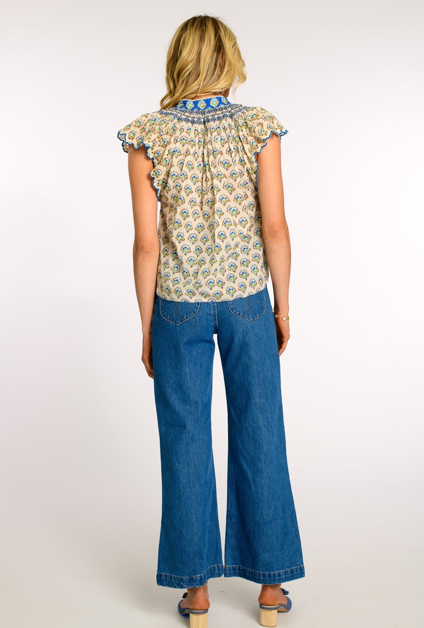 ELIZABETH JAMES THE LABEL | Kate Top in Tulip Ivory