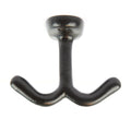 80mm x 60mm Black Double Ceiling Hook