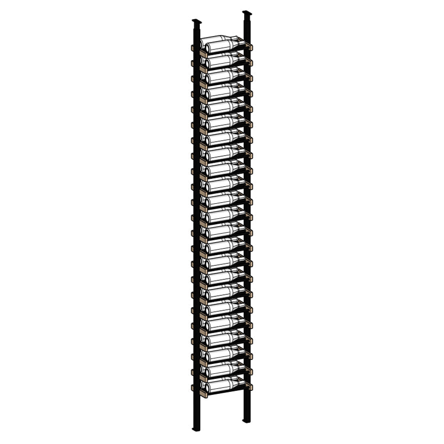 Premier Cru Modern - LableView - Single Wide (17 1/2 Wide) - 2 Bottles Deep