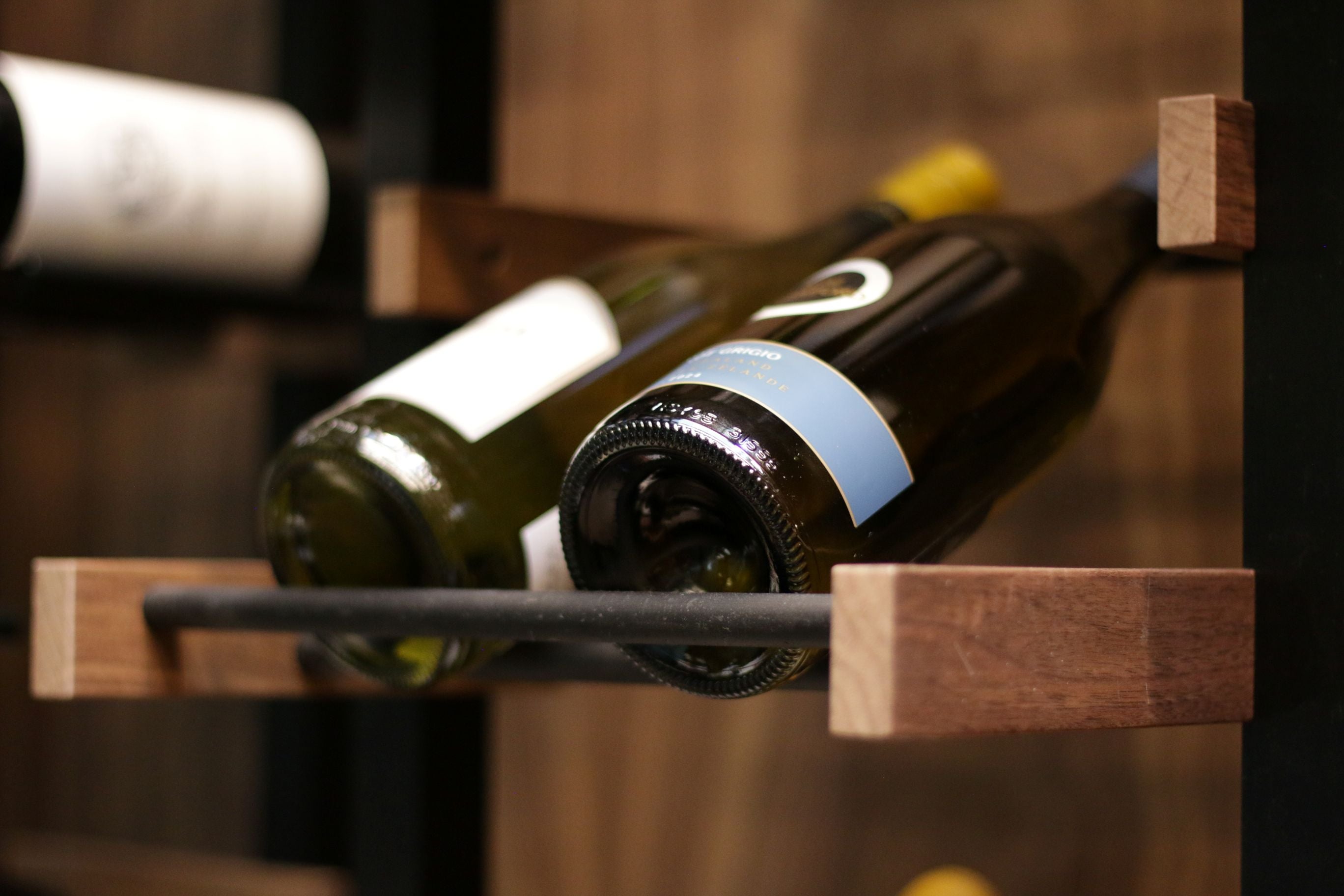 Premier Cru Modern - LableView - Single Wide (17 1/2 Wide) - 2 Bottles Deep
