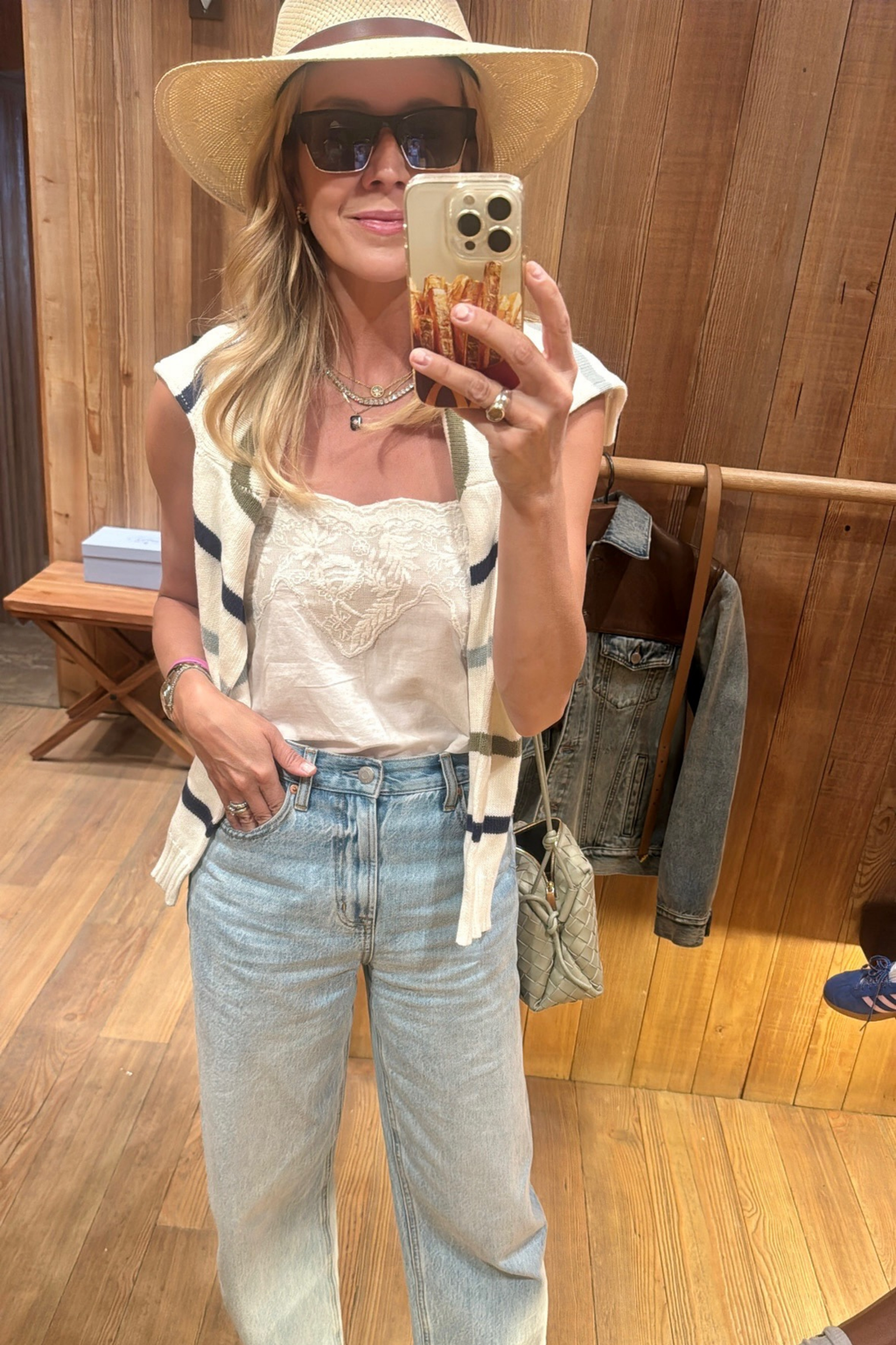 MASON'S DAUGHTER | Danielle Sweater, Cream Multi Striped Knit