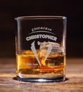 Personalized Groomsmen Whiskey Glasses Engraved 11 oz Cocktail Rocks Glass