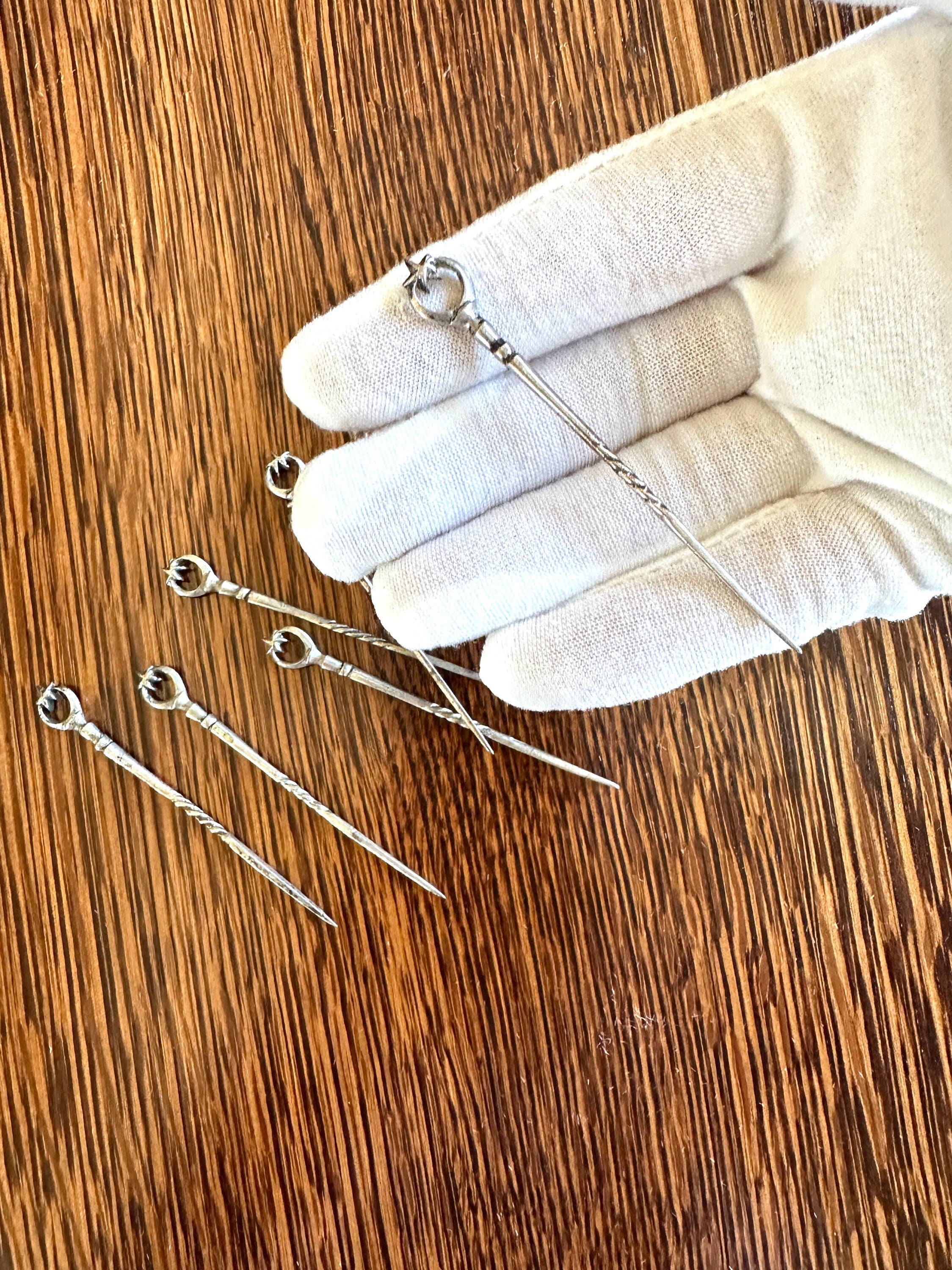 Silver Cocktail Picks (8 Picks) 800 Silver
