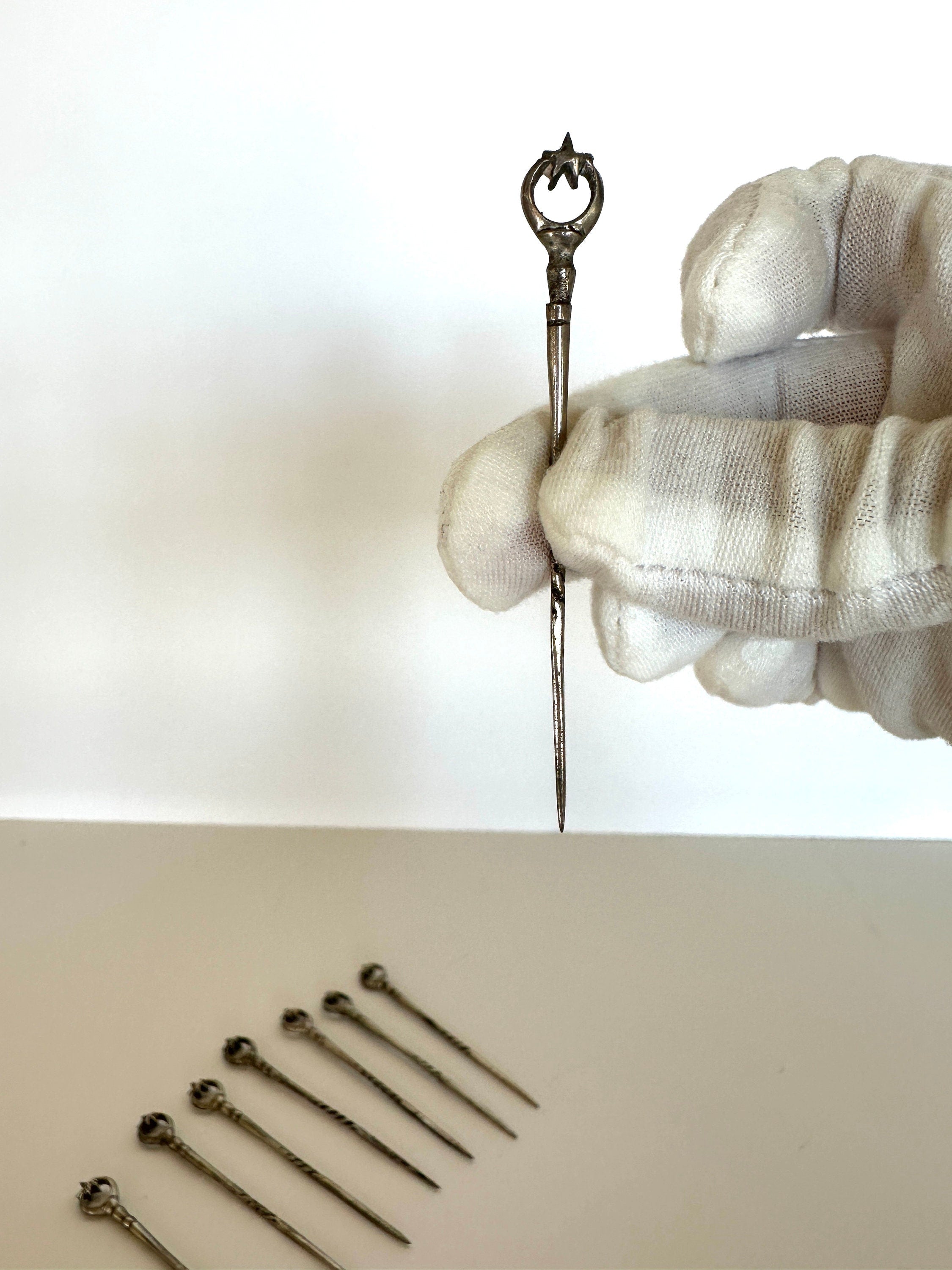 Silver Cocktail Picks (8 Picks) 800 Silver