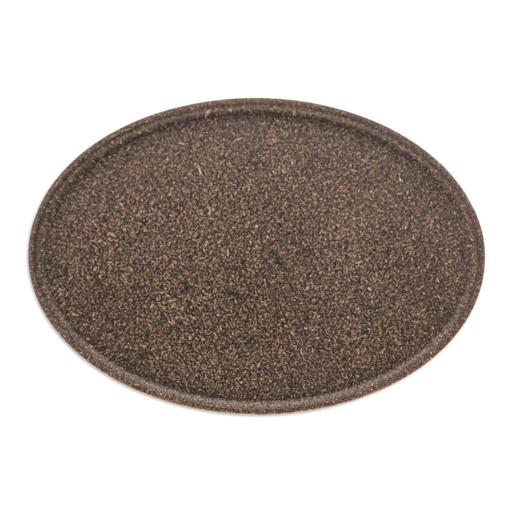 Oval Olive Bio-Composite Tray Made from Rice Husks - Refined Olive