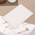 Ivory Recycled Rice Husk Bio-Composite Tray from Thailand - Ivory Environment