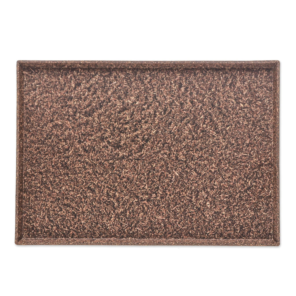 Brown Recycled Rice Husk Bio-Composite Tray from Thailand - Brown Environment