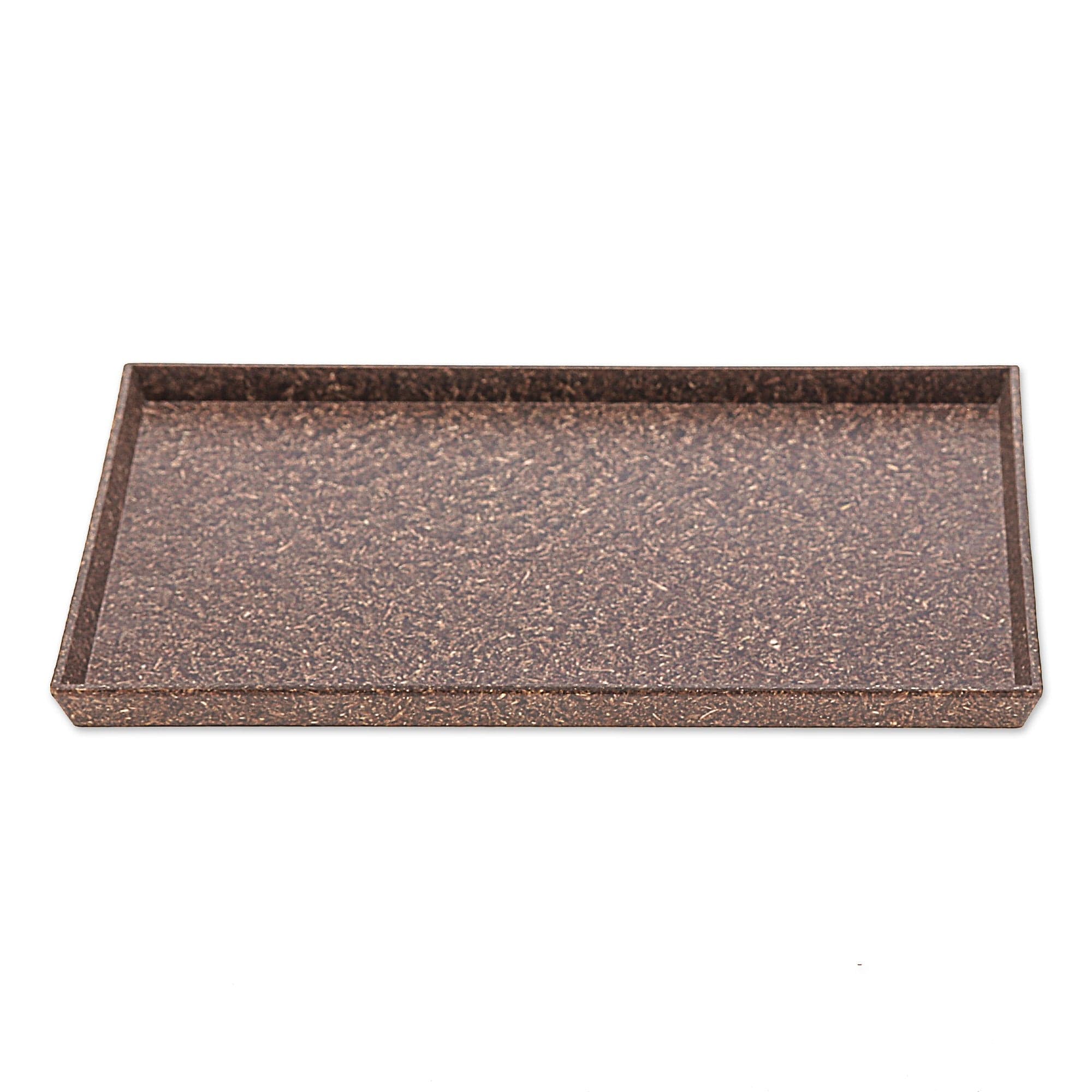 Brown Recycled Rice Husk Bio-Composite Tray from Thailand - Brown Environment