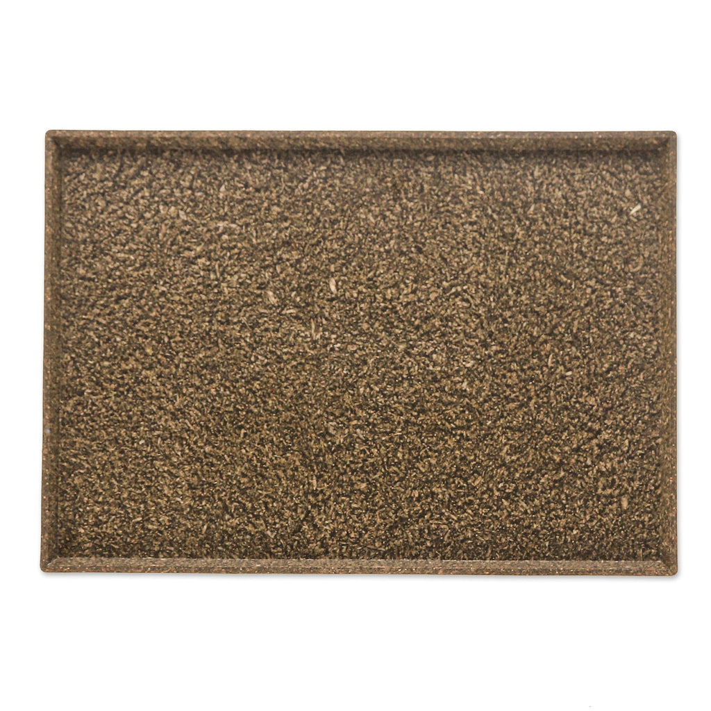 Dark Green Recycled Rice Husk Bio-Composite Tray - Dark Green Environment
